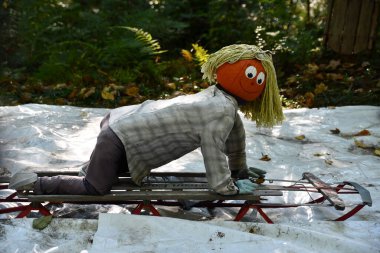 Pumpkintown The Ride in East Hampton, Connecticut, 3 Ekim 2022 'de görüldüğü gibi..