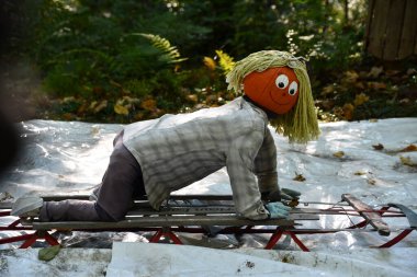 Pumpkintown The Ride in East Hampton, Connecticut, 3 Ekim 2022 'de görüldüğü gibi..