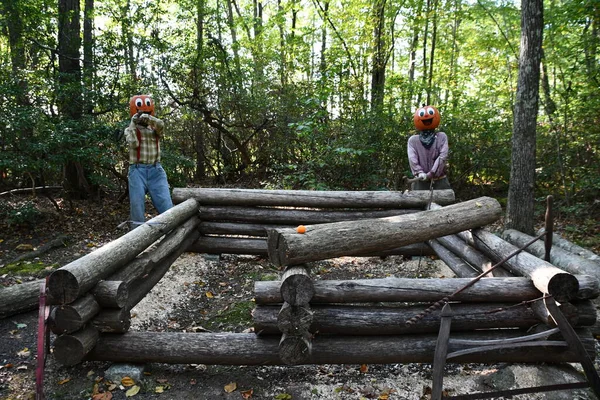 Pumpkintown The Ride in East Hampton, Connecticut, 3 Ekim 2022 'de görüldüğü gibi..