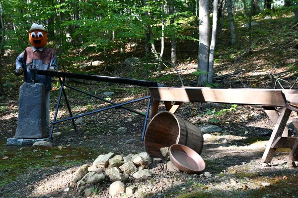 Pumpkintown The Ride in East Hampton, Connecticut, 3 Ekim 2022 'de görüldüğü gibi..