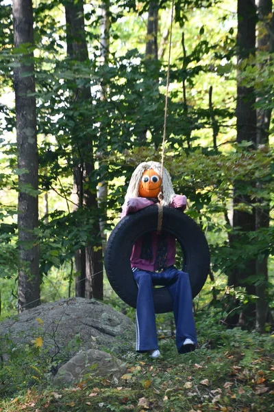 Pumpkintown The Ride in East Hampton, Connecticut, 3 Ekim 2022 'de görüldüğü gibi..