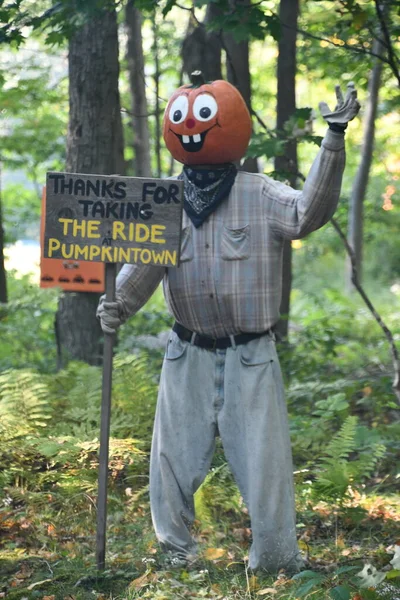 East Hampton Oct Pumpkintown Ride East Hampton Connecticut Visto Oct — Foto de Stock