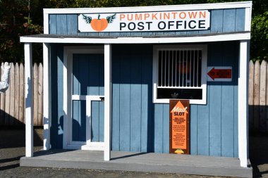 EAST HAMPTON CT - 3 Ekim 2022 'de görüldüğü gibi, Doğu Hampton, Connecticut' taki The Village.