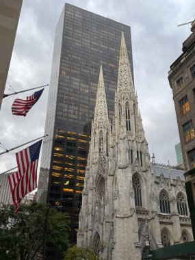 New York Şehri, New York - 30 Mayıs: St. Patrick Katedrali, 30 Mayıs 2022.