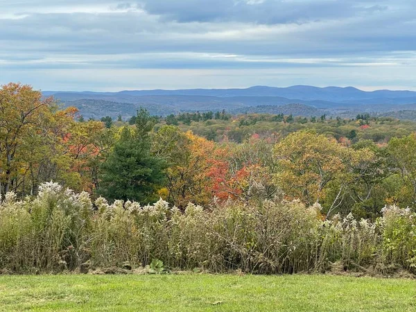 Vue Des Couleurs Automne Mohawk Overlook Goshen Connecticut — Photo