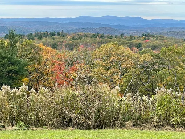 Προβολή Των Φθινοπωρινών Χρωμάτων Από Mohawk Θέα Στο Goshen Κονέκτικατ — Φωτογραφία Αρχείου