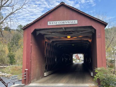 Connecticut 'taki Batı Cornwall Köprüsü