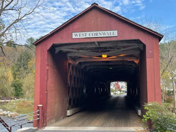 Connecticut 'taki Batı Cornwall Köprüsü