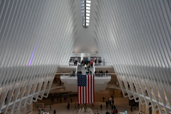 New York Nov Oculus Westfield World Trade Center Transportation Hub — Photo