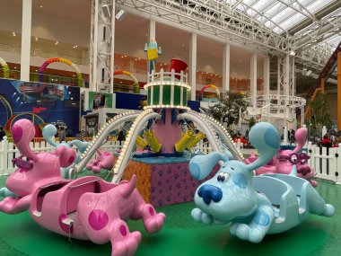 Doğu Rutherford, New Jersey 'deki American Dreams alışveriş merkezinde 12 Mayıs 2022' de Nickelodeon Evreni. Amerika Birleşik Devletleri 'ndeki en büyük kapalı eğlence parkı..