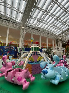 Doğu Rutherford, New Jersey 'deki American Dreams alışveriş merkezinde 12 Mayıs 2022' de Nickelodeon Evreni. Amerika Birleşik Devletleri 'ndeki en büyük kapalı eğlence parkı..