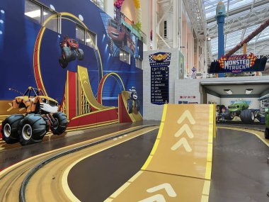 Doğu Rutherford, New Jersey 'deki American Dreams alışveriş merkezinde 12 Mayıs 2022' de Nickelodeon Evreni. Amerika Birleşik Devletleri 'ndeki en büyük kapalı eğlence parkı..