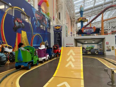 Doğu Rutherford, New Jersey 'deki American Dreams alışveriş merkezinde 12 Mayıs 2022' de Nickelodeon Evreni. Amerika Birleşik Devletleri 'ndeki en büyük kapalı eğlence parkı..