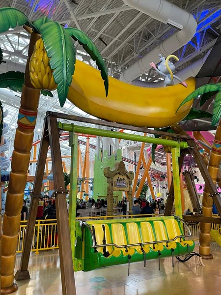 Doğu Rutherford, New Jersey 'deki American Dreams alışveriş merkezinde 12 Mayıs 2022' de Nickelodeon Evreni. Amerika Birleşik Devletleri 'ndeki en büyük kapalı eğlence parkı..