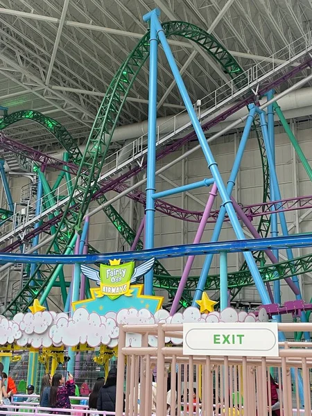 Doğu Rutherford, New Jersey 'deki American Dreams alışveriş merkezinde 12 Mayıs 2022' de Nickelodeon Evreni. Amerika Birleşik Devletleri 'ndeki en büyük kapalı eğlence parkı..