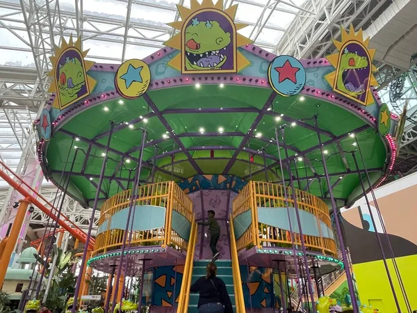 East Rutherford New Jersey Mar Nickelodeon Universe Centro Comercial American — Foto de Stock