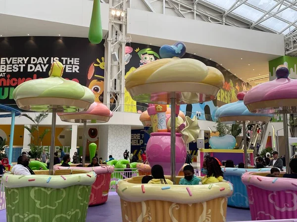 East Rutherford New Jersey Mar Nickelodeon Universe Centro Comercial American —  Fotos de Stock