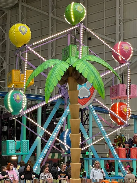 Doğu Rutherford, New Jersey 'deki American Dreams alışveriş merkezinde 12 Mayıs 2022' de Nickelodeon Evreni. Amerika Birleşik Devletleri 'ndeki en büyük kapalı eğlence parkı..