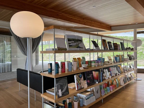 New Canaan Apr Library Grace Farms New Canaan Connecticut Seen — Stockfoto