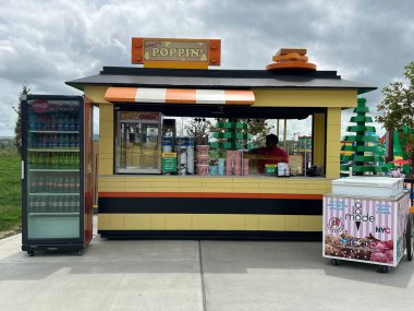 GOSHEN, NY - 14 Mayıs 2022 'de Goshen, New York' taki Legoland 'da Bricktopia.