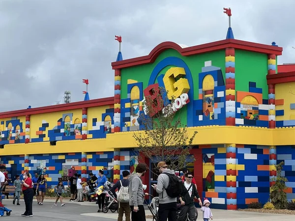 Goshen Maggio Brick Street Legoland Goshen New York Come Visto — Foto Stock