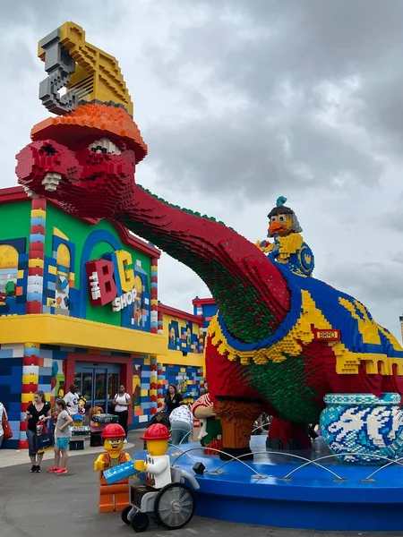 Goshen Mai Brick Street Legoland Goshen New York Gesehen Mai — Stockfoto