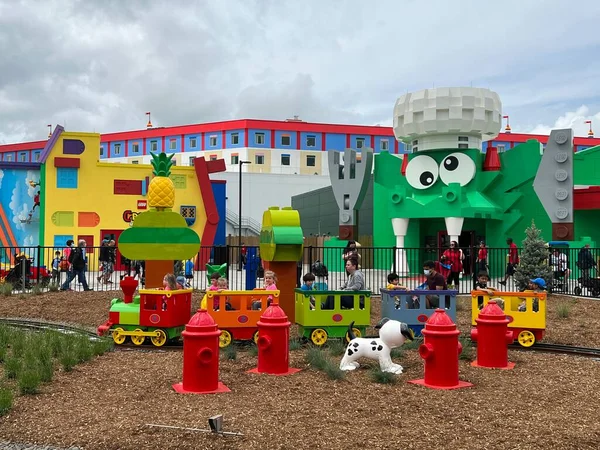 Goshen Maggio Bricktopia Legoland Goshen New York Come Visto Maggio — Foto Stock