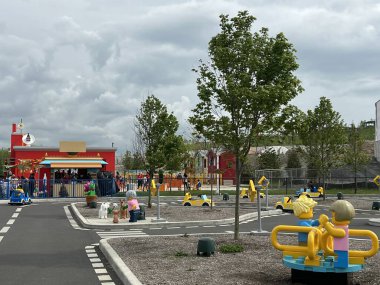GOSHEN, NY - 14 Mayıs: Lego Şehri Goshen, New York 'ta 14 Mayıs 2022' de görüldüğü gibi.