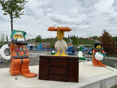 GOSHEN, NY - 14 Mayıs: Lego Şehri Goshen, New York 'ta 14 Mayıs 2022' de görüldüğü gibi.