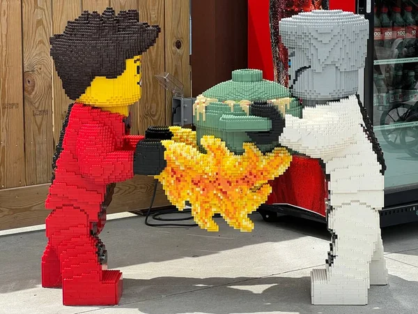 Goshen Мая Lego Ninjago World Леголенде Гошене Нью Йорк Видно — стоковое фото