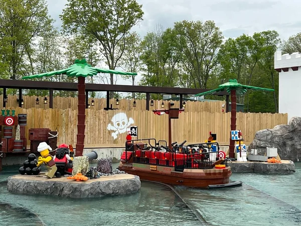 Гошен Штат Нью Йорк Мая 2022 Года Lego Pirates Legoland — стоковое фото