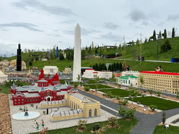 Goshen Maj Miniland Legoland Goshen Nowy Jork Jak Widać Maja — Zdjęcie stockowe