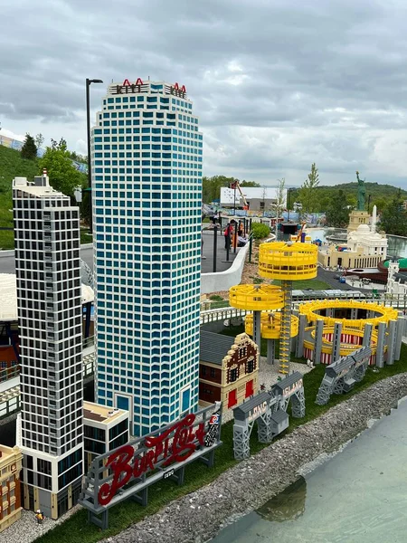 Goshen Maj Miniland Legoland Goshen Nowy Jork Jak Widać Maja — Zdjęcie stockowe