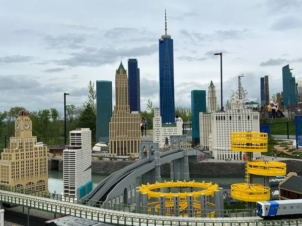 Goshen Μαΐου Miniland Στο Legoland Στο Goshen Της Νέας Υόρκης — Φωτογραφία Αρχείου