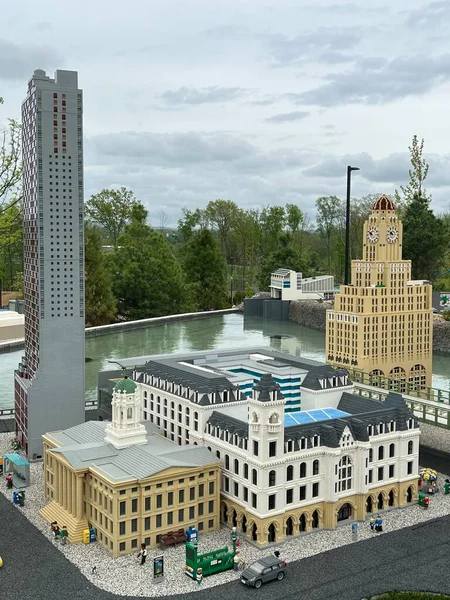 Goshen Maj Miniland Legoland Goshen Nowy Jork Jak Widać Maja — Zdjęcie stockowe