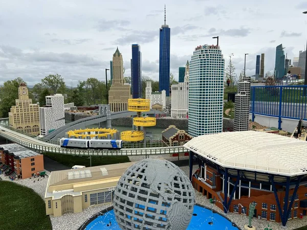 Goshen Μαΐου Miniland Στο Legoland Στο Goshen Της Νέας Υόρκης — Φωτογραφία Αρχείου