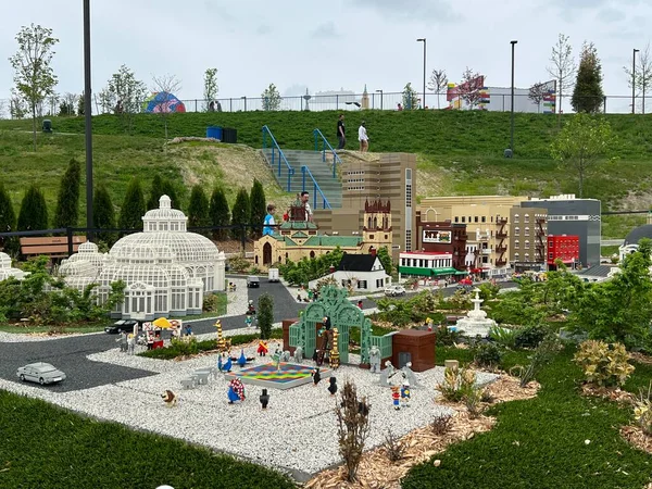 Goshen Maj Miniland Legoland Goshen Nowy Jork Jak Widać Maja — Zdjęcie stockowe