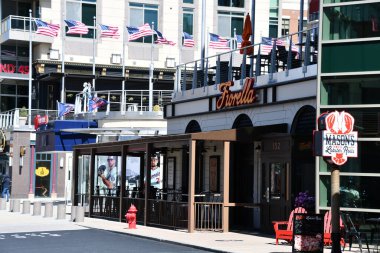 OXON HILLS, MD - 2 Nisan 2021 Oxon Hills, Maryland 'deki Ulusal Liman.