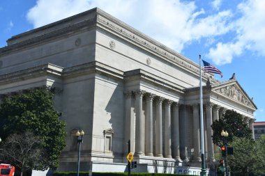 WASHINGTON, DC - 2 Nisan 2021 'de görüldüğü gibi, Washington DC' deki Amerika Birleşik Devletleri arşivleri.