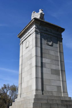 WASHINGTON, DC - 2 Nisan 2021 'de görüldüğü gibi Washington DC' deki Arlington Memorial Bridge.