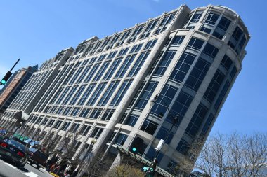WASHINGTON DC - 2 Nisan 2021 'de görüldüğü üzere Washington DC' de şehir çevresinde.