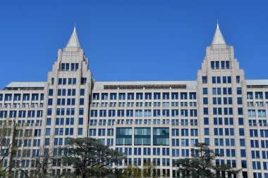 WASHINGTON DC - 2 Nisan 2021 'de görüldüğü üzere Washington DC' de şehir çevresinde.