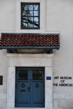 WASHINGTON DC - 2 Nisan 2021 'de görüldüğü gibi, Washington DC' deki Amerika Sanat Müzesi.