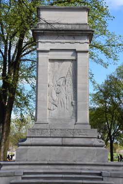 WASHINGTON, DC - 3 Nisan 2021 'de Washington DC' de görülen John Paul Jones Anıtı.