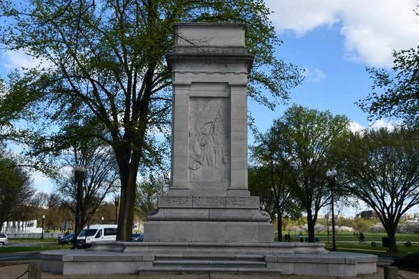 Washington Abril Monumento John Paul Jones Washington Visto Abril 2021 — Foto de Stock