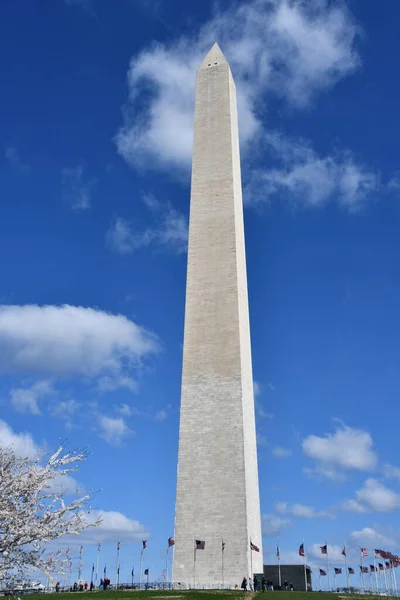 Washington Nisan 2021 Görüldüğü Gibi Washington Deki Washington Anıtı Bir — Stok fotoğraf