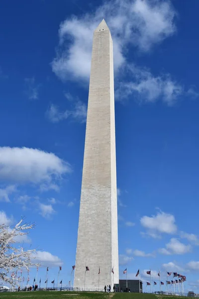 Washington Nisan 2021 Görüldüğü Gibi Washington Deki Washington Anıtı Bir — Stok fotoğraf