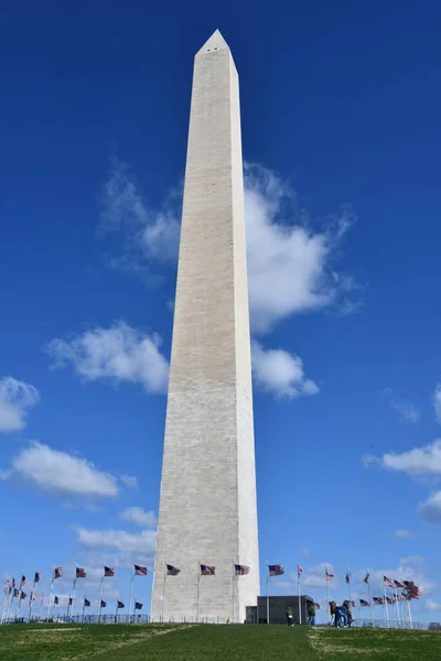 Washington Nisan 2021 Görüldüğü Gibi Washington Deki Washington Anıtı Bir — Stok fotoğraf