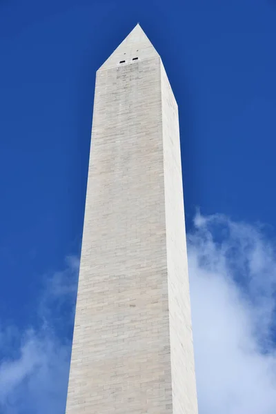 Washington Apr Μνημείο Ουάσιγκτον Στην Ουάσιγκτον Όπως Φαίνεται Στις Απριλίου — Φωτογραφία Αρχείου