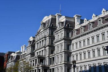 WASHINGTON, DC - 3 Nisan 2021 'de Washington DC' de görülen Eisenhower İcra Ofisi Binası (EEOB).